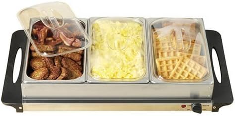 Nostalgia Electrics BCD-992 3-Section Buffet and Warming Tray