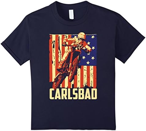 Kids Carlsbad Motocross TShirt 4 Navy