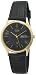 Citizen Men's BK3302-08E Gold-Tone Black Leather Watch
