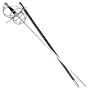 Spiral Rapier Sword of the Second Musketeer Model 2 of 3 Black Handle
