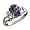 2.30 Ct Oval Green Mystic Topaz Sterling Silver Ring