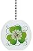 Shamrock Flower Solid Ceramic Fan Pull