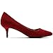 Ollio Women's Shoe Faux-Suede D'Orsay Pointed Toe Multi Color Pump