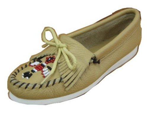 [ミネトンカ] Thunderbird Smooth Leather Boat Sole
