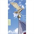 Large Flagpole Eagle Finish: Pewter