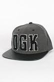 DGK - Graduate Snapback Hat in Charcoal/Black, O/S, Charcoal / Black