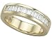 14K Baguette Cut Diamond Woman's Wedding/Anniversary Band - 0.50 Ct.
