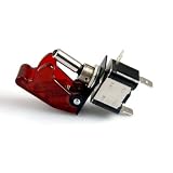 12V/20A Red LED Illuminated SPST Car Toggle Switch switch on off on