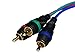 Monoprice Video Cable - 6 Feet - VGA to 3 RCA Component Adapter for Projectors, Gold plated connectors and pins