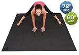 Best Large Yoga Mat - Extra Long, Extra Wide Yoga Exercise Mat 72-Inch X 60-Inch Yoga Mat With Comfort Foam. Free From Phthalates, Silicone and Latex. Toxin Free. Square36 YOGA 3.0 - The BIG Yoga Mat-The New, Improved, Next Generation Square36 Yoga Mat. S
