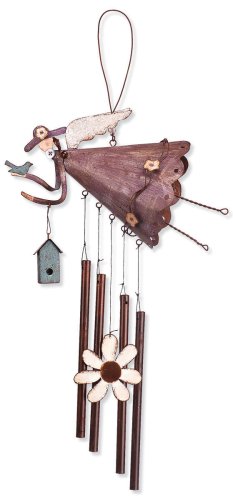 Ruby Angel Windchime