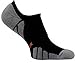 Eurosock Vitalsox No Show Black/Silver MD (Men's 7-9, Women's 8-10)