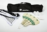 Tournament Pickleball Set with Net & 4 Paddles - New System