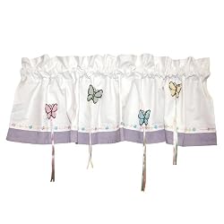 Bedtime Butterfly Window Valance Curtain