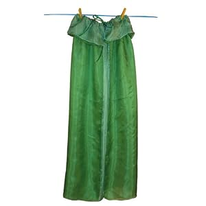 Sarah's Silks Reversible Emerald and Mint Cape