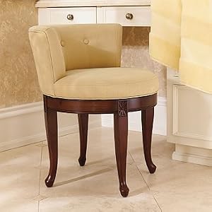 Isabella Vanity Stool - Green - Frontgate