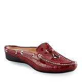 Naturalizer Women's Gossip Flat,Red Shiny,9.5 M US