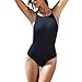 Zero City Women Swimsuit One-Piece Sexy Backless Monokini, Black, Size Small