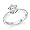 1/2 ctw. Round Diamond Solitaire Engagement Ring in 14k White Gold