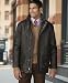 Apparel : Marc New York Nate Leather Field Coat With Removable Shearling Collar