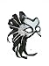 Black and White Couple Mask - Venetian Mask