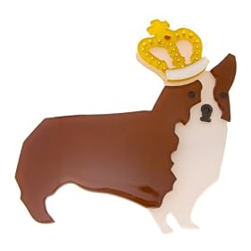 Anna lou of london Corgie brooch