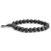 Bling Jewelry Unisex Round Hematite Dark Grey title=