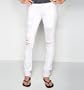 Bullhead Mens Hermosa Super Skinny Destroyed White Jeans - White X Size 1