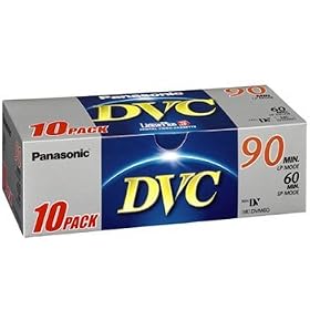 Panasonic AY-DVM60FE10 MiniDV Tape 10 pack 60 Min