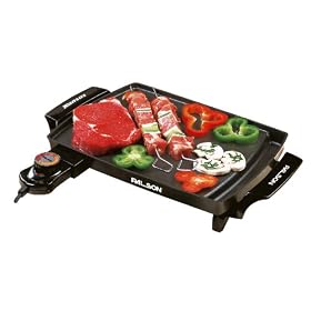 Palson Kansas griddle plate with grease collection drip tray