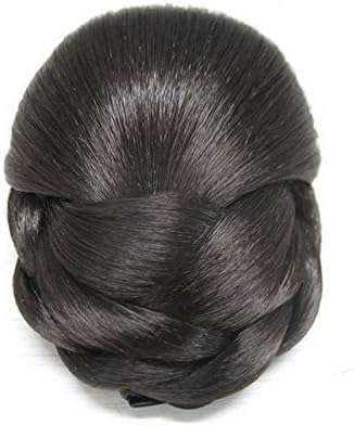 Wigs2you.com Japan Original Hair Piece Clipin Bun Wig W-8403 Charocal/Medium Auburn Mixed
