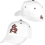Arizona State Sun Devils White Fit Stretch Cap from Top of the World
