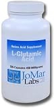 L-Glutamic Acid Amino Acid - A Lactose Free Hypoallergenic Professional and Complementary Body Building Health Supplement Formula by Jomar Labs