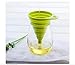 JDYYICZ New Mini Silicone Gel Foldable Collapsible Style Funnel Hopper Kitchen Tool RY(Color: Random) (Color: Multicolor)