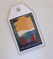 Durable Luggage Tag The Adirondacks