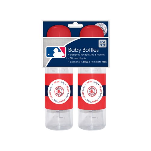 MLB Boston Red Sox Baby Bottles (2 Pack)