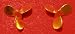 G-Factor 1/72 German U-Boat Type VII Brass Propellers for RVL (2)