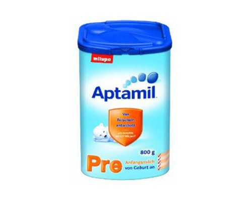 Aptamil 【ドイツ産 粉ミルク】 PRE(0ヶ月〜6ヶ月) (ボックス　１箱（800ｇ×１箱）, 送料お得（到着予定：通常１４日～２５日）)