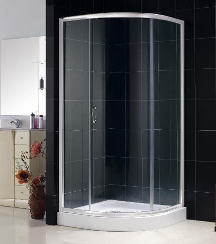 DreamLine SHEN-7235356-01 Sparkle 35x35 Glass Shower Enclosure, Chrome