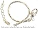Bracelet for Pandora Beads and charms by GlitZ JewelZ © - Plated black or - available in many sizes 18 to 22 cms