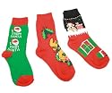 Christmas Design Childrens Socks (Size 2-5) 3Pairs/Pack