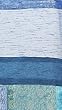 Multi-Fabric Embroidered Curtain Turquoise CT250-01