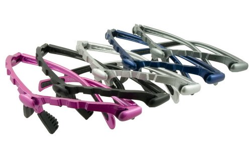 C-2 Safety Glasses PINK Frame Yellow Tint Lenses (Black Frame Shown