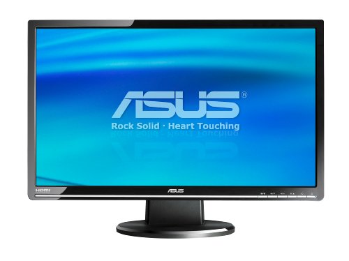 Asus VW246U 61 cm (24 Zoll) Widescreen TFT Monitor VGA, DVI (Kontrast 20000:1, 2ms Reaktionszeit) schwarz Asus VW246U 61 cm (24 Zoll) Widescreen TFT Monitor VGA, DVI (Kontrast 20000:1, 2ms Reaktionszeit) schwarz Monitor