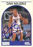 Dan Majerle Autographed/Hand Signed Basketball Card (Phoenix Suns) 1989 Hoops #183