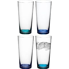 LSA Saftglas, Coro lagoon Farben 4er Set