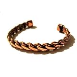 Copper Magnetic Therapy Bracelet Adjustable and in Rope Design