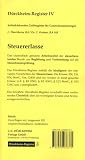 Dürckheim-Register für Steuererlasse. Selbstklebende und bedruckte Griffregister.
