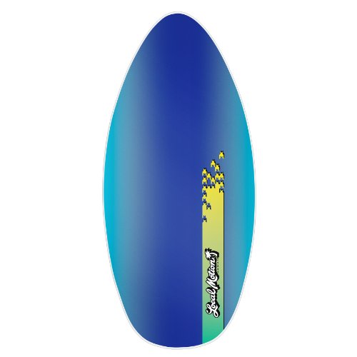 Wave Rebel Local Motion Wood Laminate Skim Board, Blue, 45-Inch