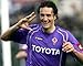 Luca Toni Fiorentina 8x10 Photograph Goal Celebration